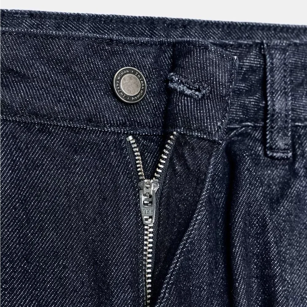 ZARA ZW COLLECTION MID-RISE BALLOON JEANS